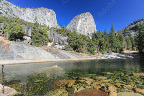 Canvas Print Emerald Pool - Yosemite Valley