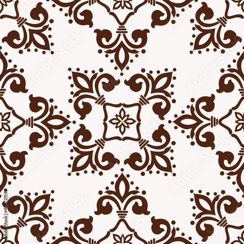 Vintage baroque style seamless pattern