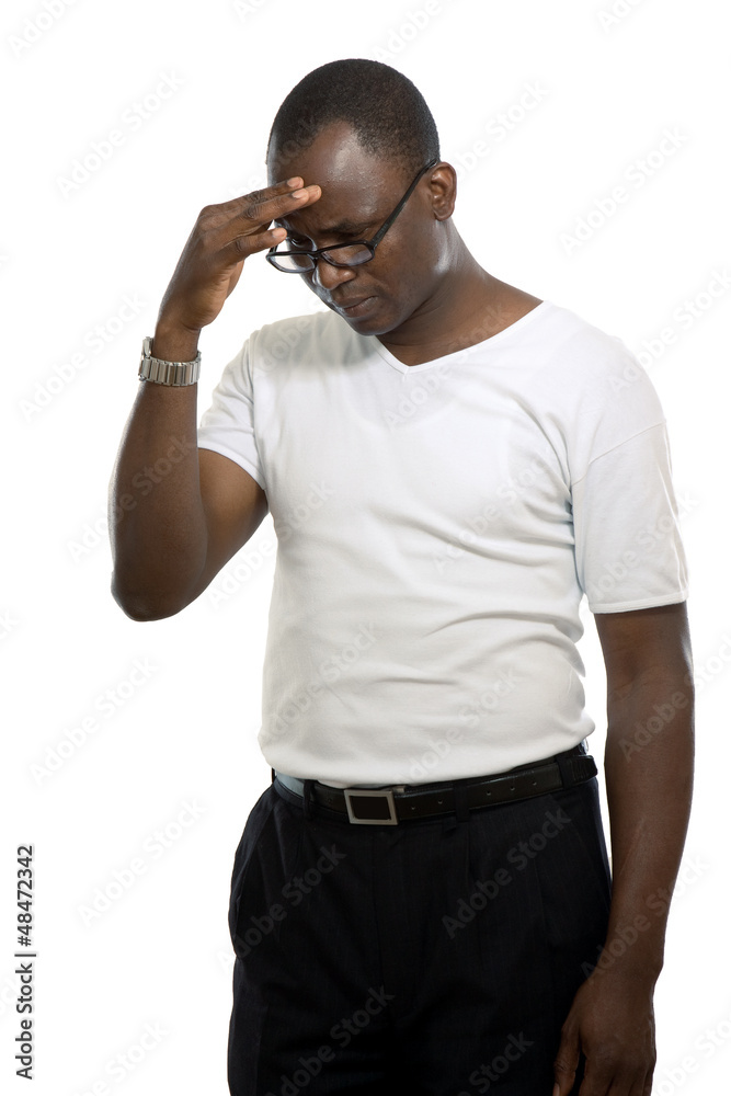 Fototapeta premium African american with head pain