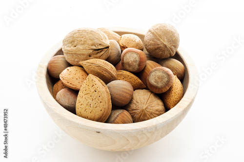 nuts in basket