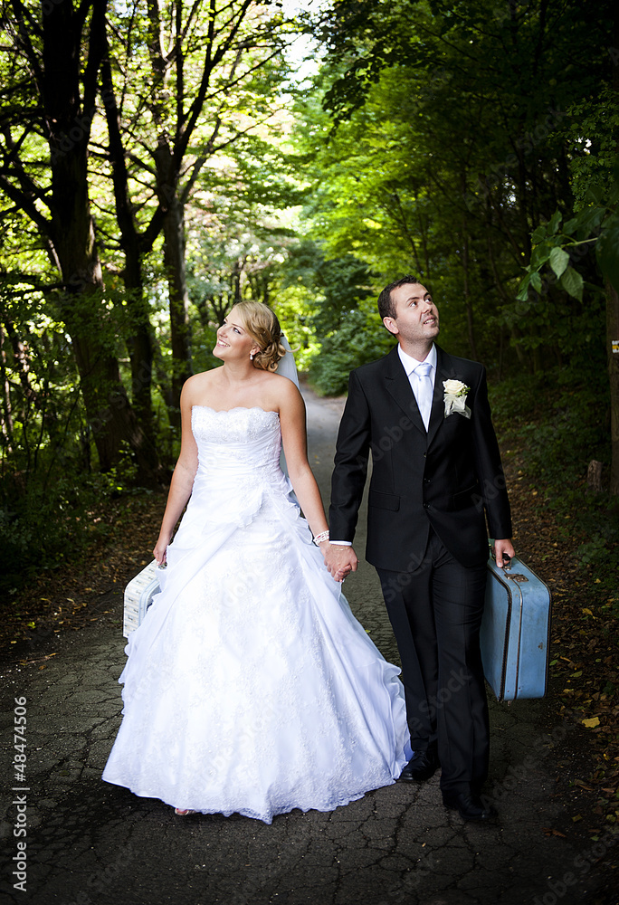 Wedding outdoor portraits