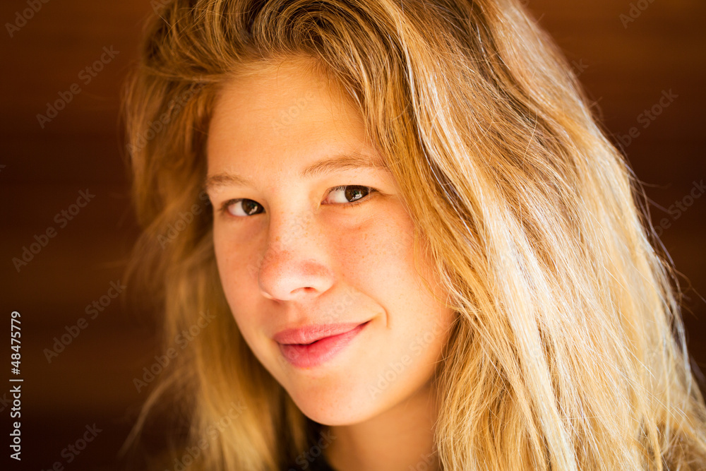 Portrait of Beautiful Young Woman Portrait of Beautiful Young Woman