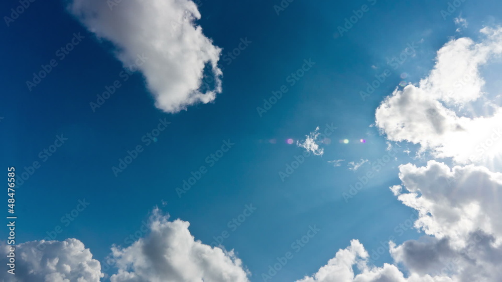 Sun, Sky and Clouds Time Lapse