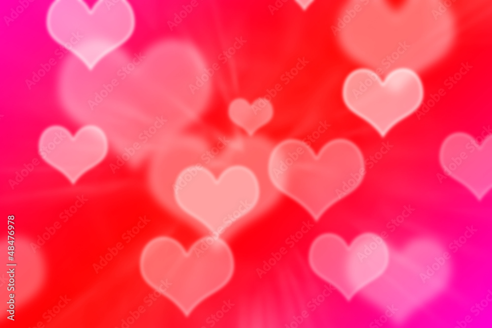 abstract background with heart background