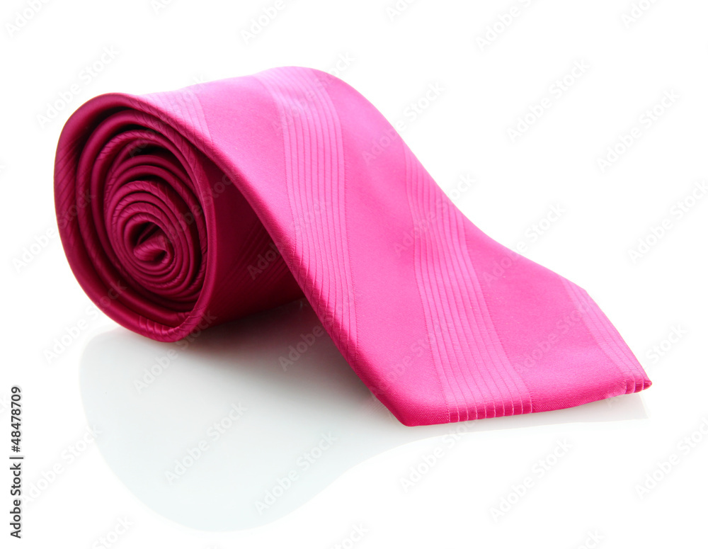 pink tie isolated on white pink tie isolated on white