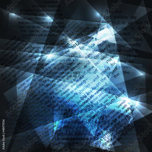 Blue abstract background