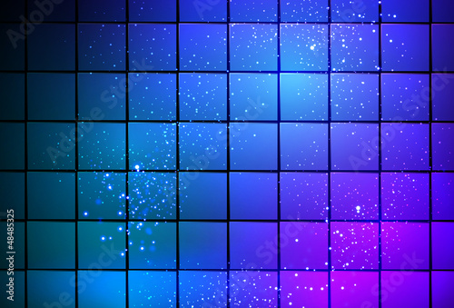 neon light cube background