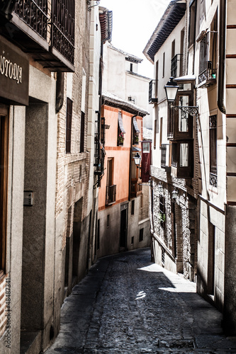 Medieval streets of Toledo, Spain
