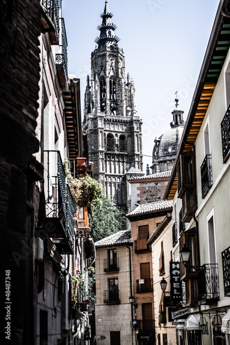 Medieval streets of Toledo, Spain