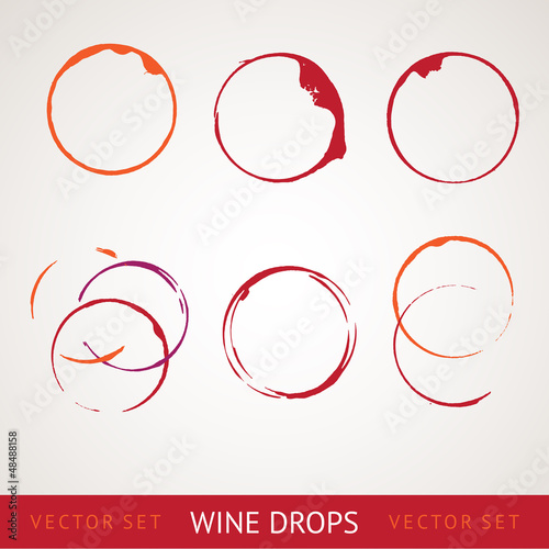 Red wine stain