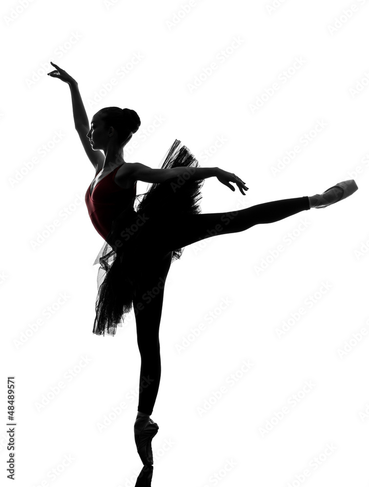 Fotografia young woman ballerina ballet dancer dancing - Kup na Posters.pl