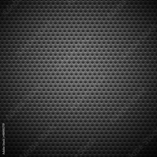 Seamless Circle Perforated Carbon Grill Texture