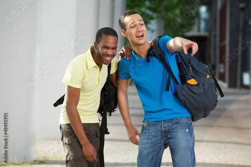 College Students Laughing