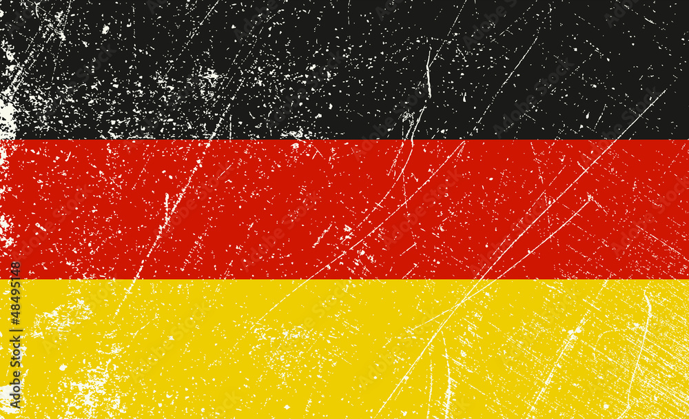 Deutsch Flagge vintage