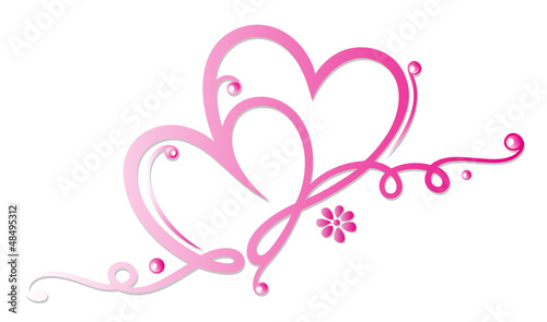 Herz, Herzen, Liebe, love, Valentinstag, rosa