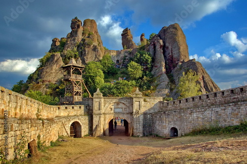 Belogradchik rocks Fortress, Bulgaria, Europe photo