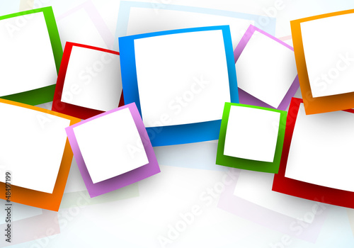 Background with squares