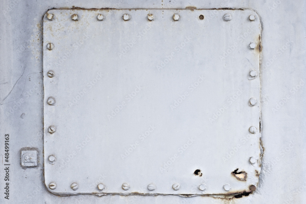 Fototapeta premium old metal plate texture background