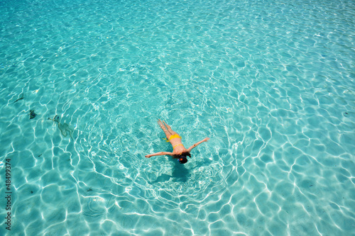 Woman snorkeling © haveseen