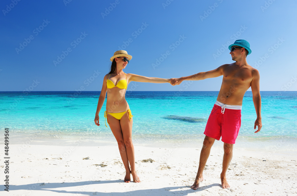 Couple on a beach