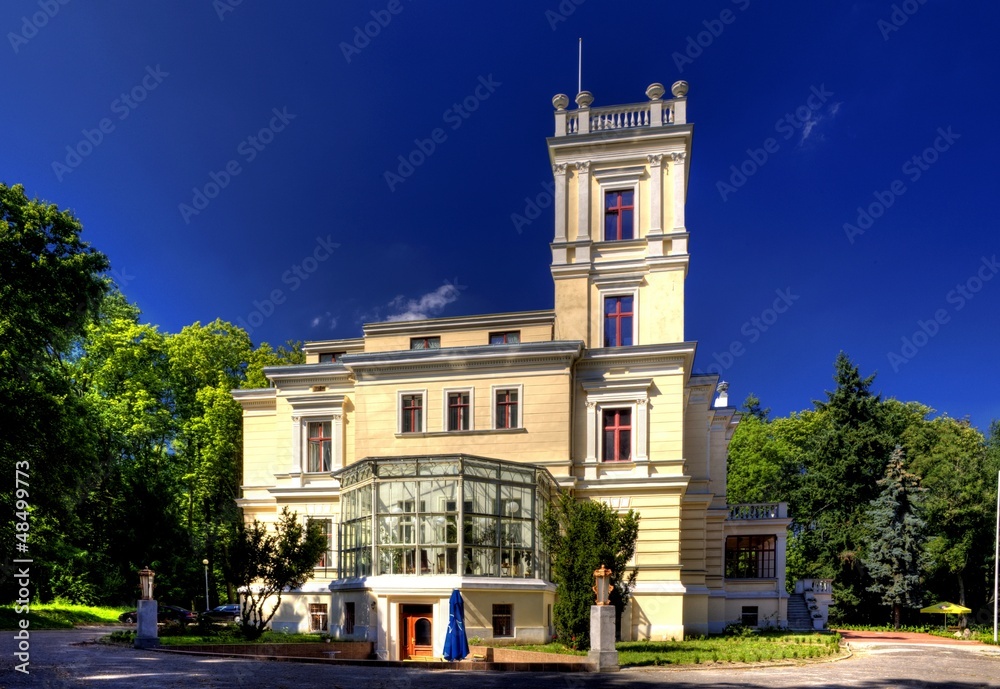 castle in Biedrusko near Poznan, Poland