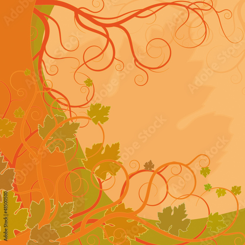 Weintrauben, Hintergrund, Wein, Weinrebe, Ranken, Floral