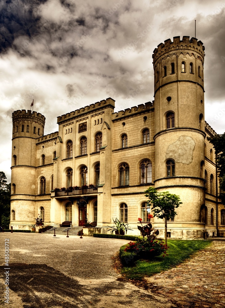 Rokosowo castle in Poland