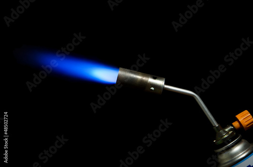 Flame of a gas burner