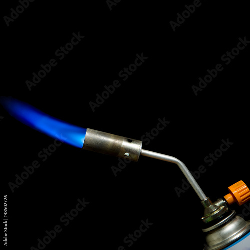 Flame of a gas burner
