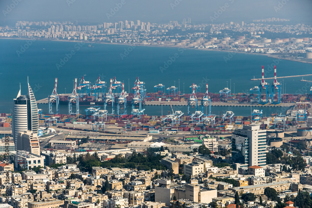 Fototapeta premium Haifa port