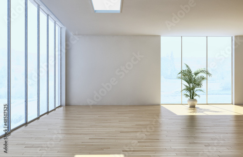 Empty living room