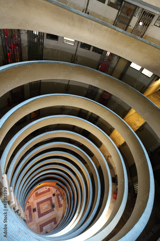 Fototapeta premium Hong Kong public housing apartment block