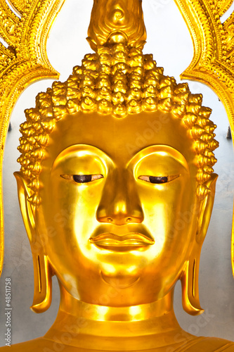 face of buddha in thailand