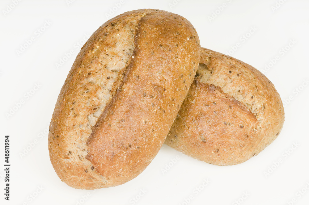 two loafs of bread