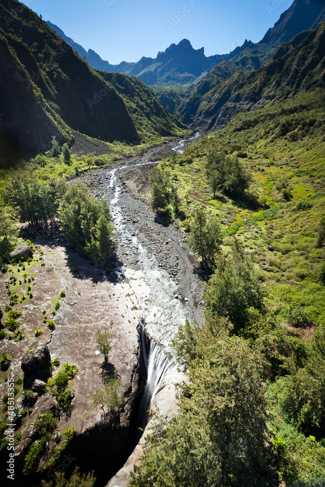 Cascade Trois Roches - Mafate - Ile de La Réunion