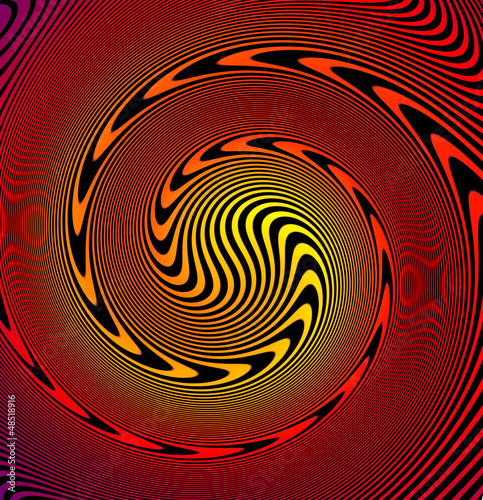 Принти на полотні Dizzying jazzy psychedelic background