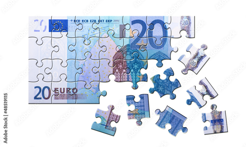 20 Euro Schein Puzzle