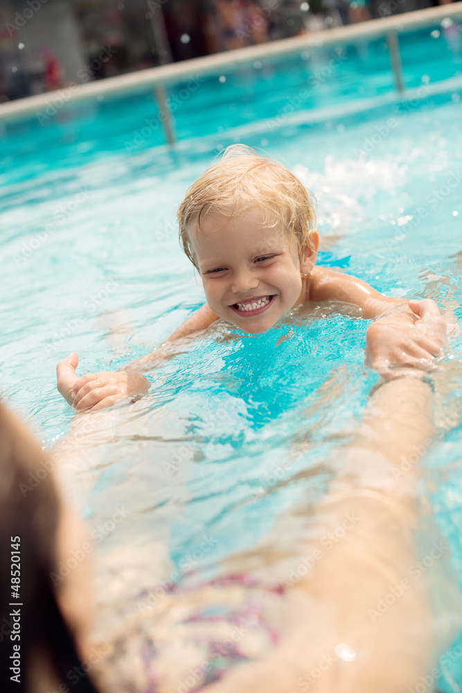 Swimming pool lesson