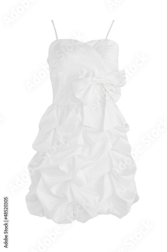 Dress women isolate on white