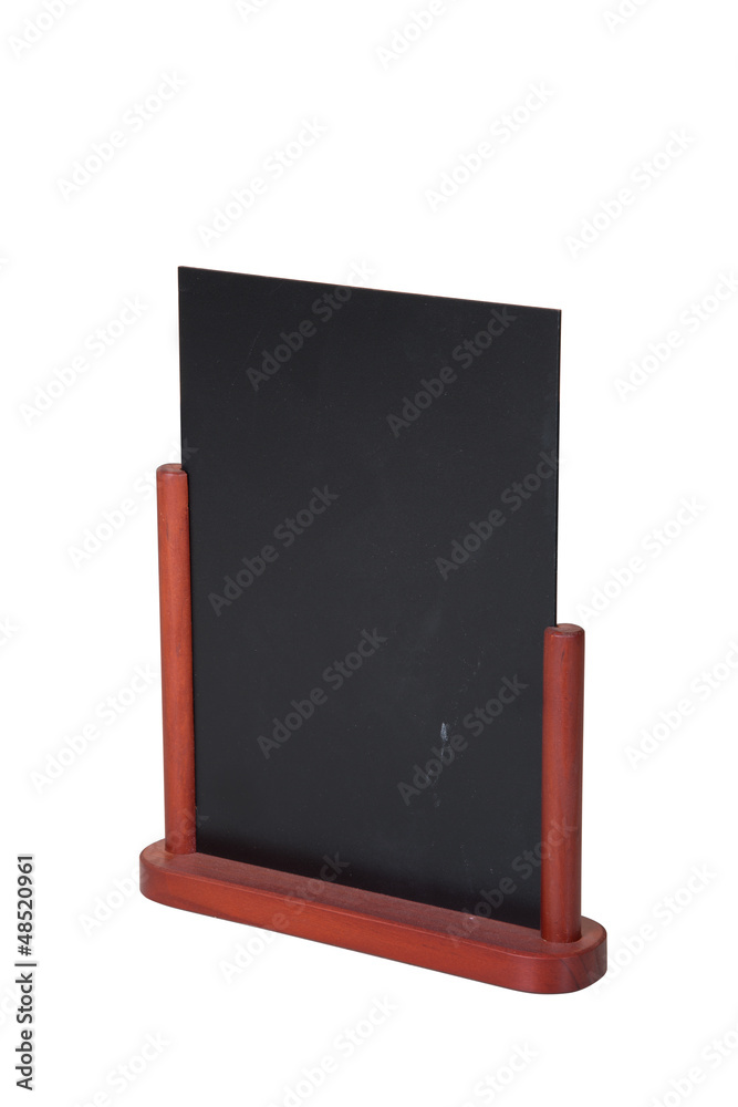 Fototapeta premium easel isolated with white background