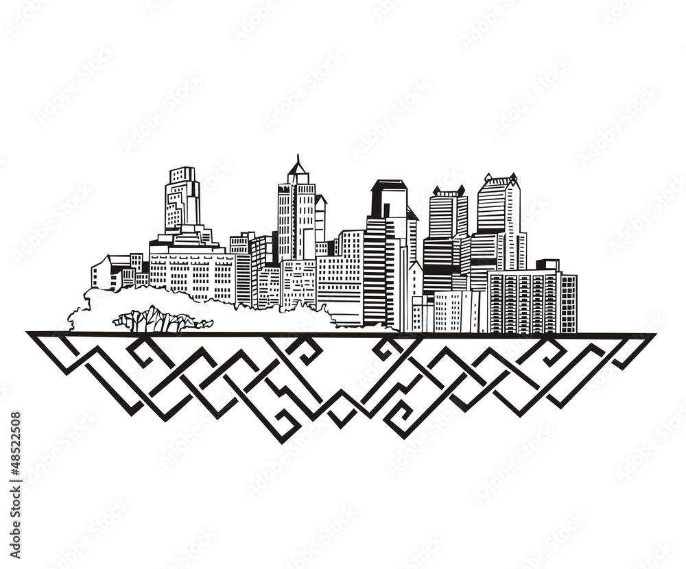 Fototapeta premium Philadelphia, PA Skyline
