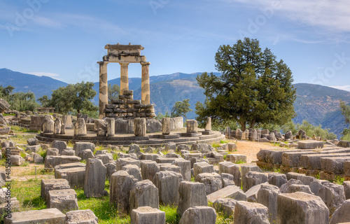 Sanctuary of Athena Pronaia, Delphi, Greec