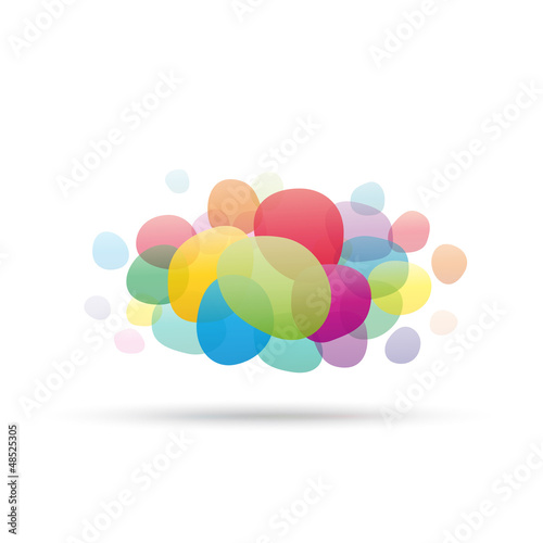 Vector circles background