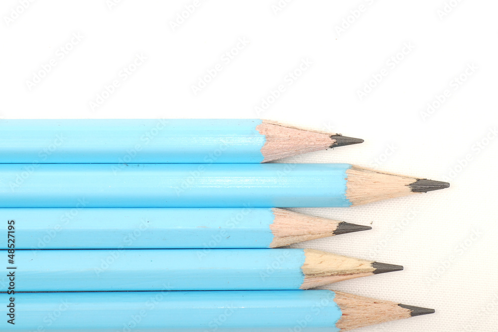 Blue pencils Blue pencils