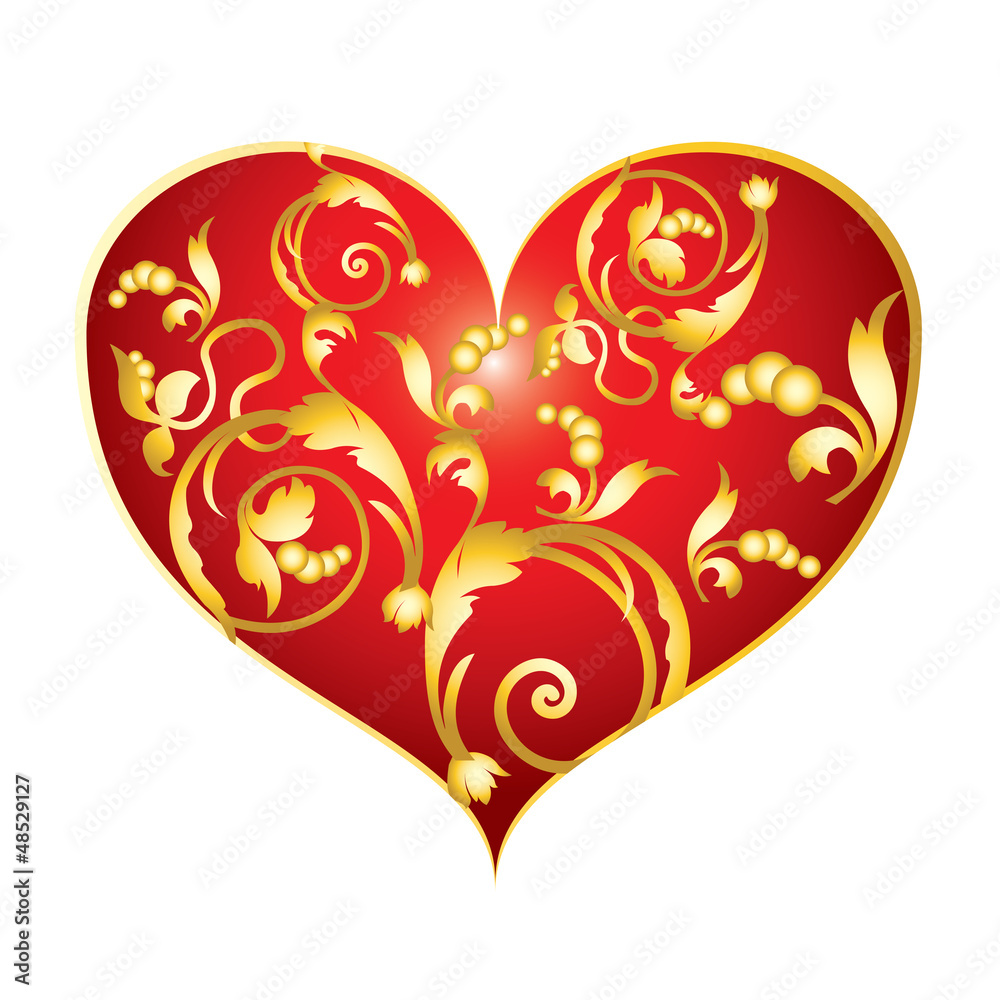 Abstract heart. Abstract heart.