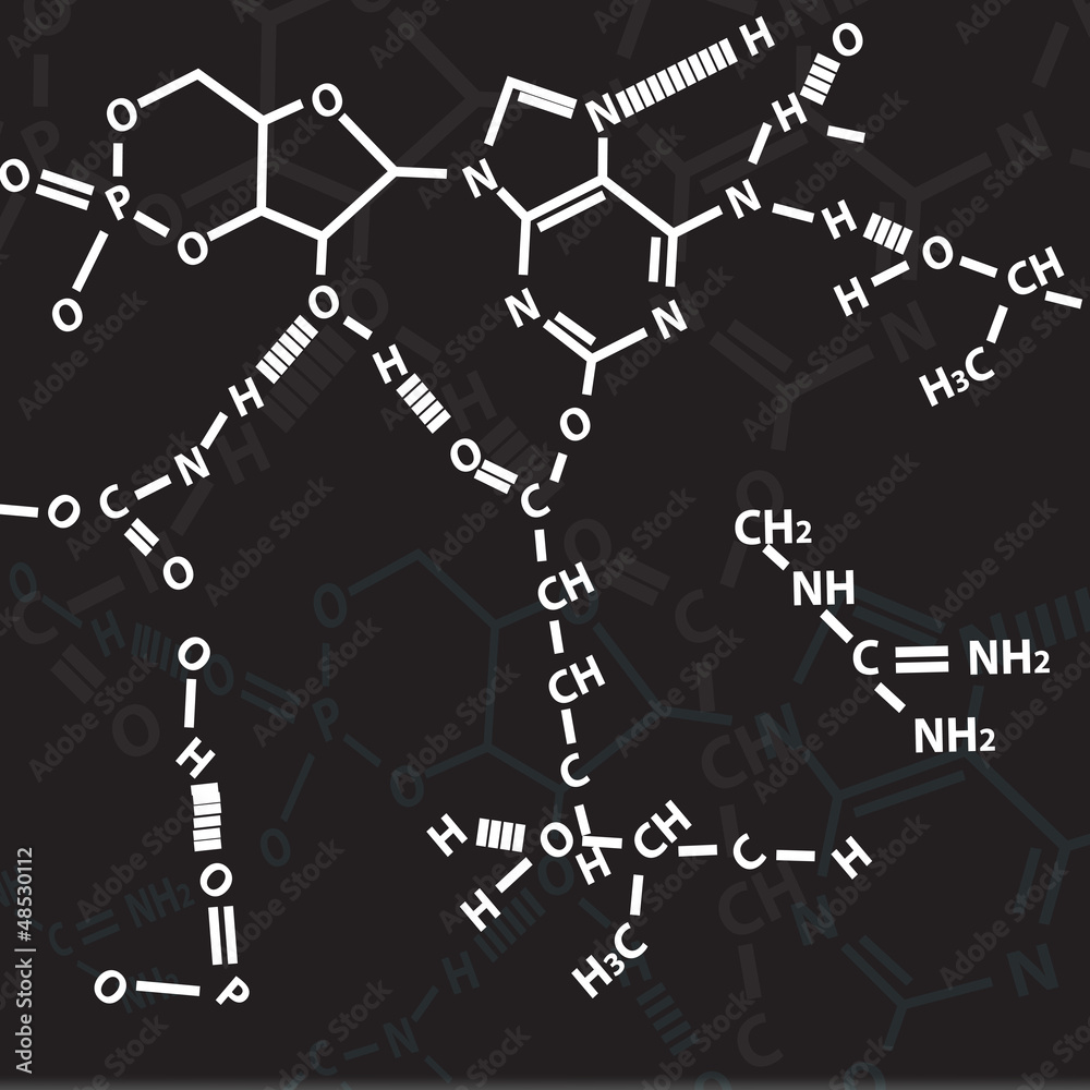 abstract chemical background. vector illustration