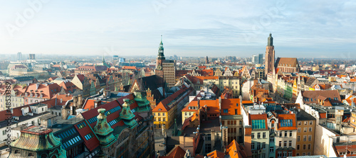 Wroclaw top view photo