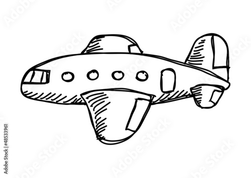 Drawing of plane