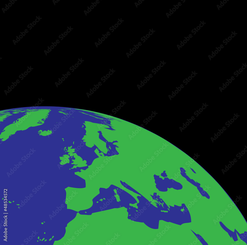 Obraz premium Europäische Union Karte