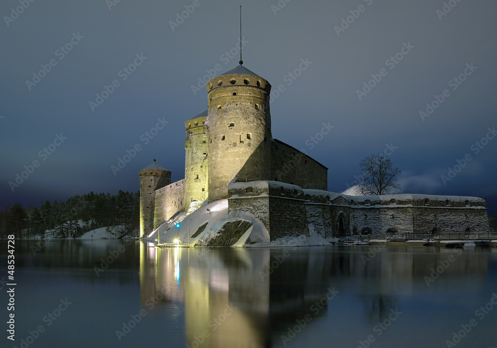 Castle Olavinlinna in Savonlinna, Finland